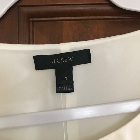 J. Crew Tank with Gold Sequin Bow. NWT. Sz 10 - Picture 3 of 5